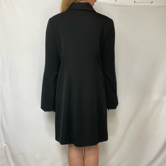 Vintage 90s Norma Kamali 18008 Kamali Wool Coat Dress - Picture 10 of 15